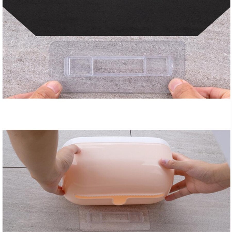 Boîte de distributeur de mouchoirs Double couche | Boîte à mouchoirs étanche pour la salle de bains, boîte de rangement murale pour distributeur de serviettes