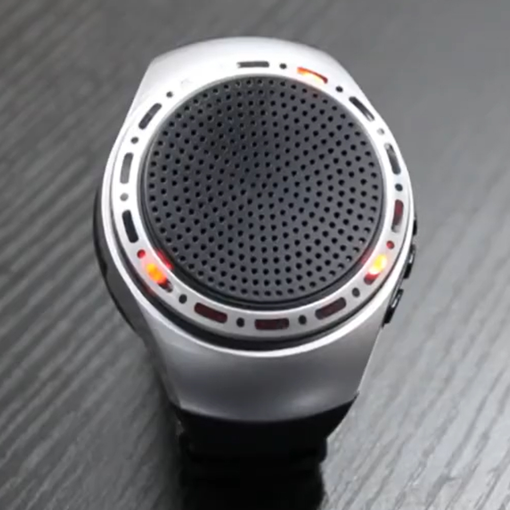Haut-parleur de montre-bracelet portable, compatible Bluetooth, musique de sport, radio FM, aste par USB, boîte radio FM, 500mAh