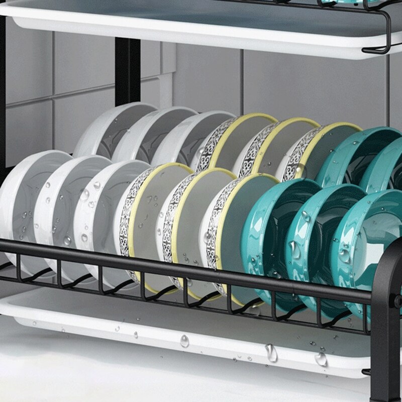 Półka kuchenna ze stali nierdzewnej organizator nad zlewem suszarka robić naczyń uchwyt opróżniania półka robić przechowywania organizator wysokiej jakości