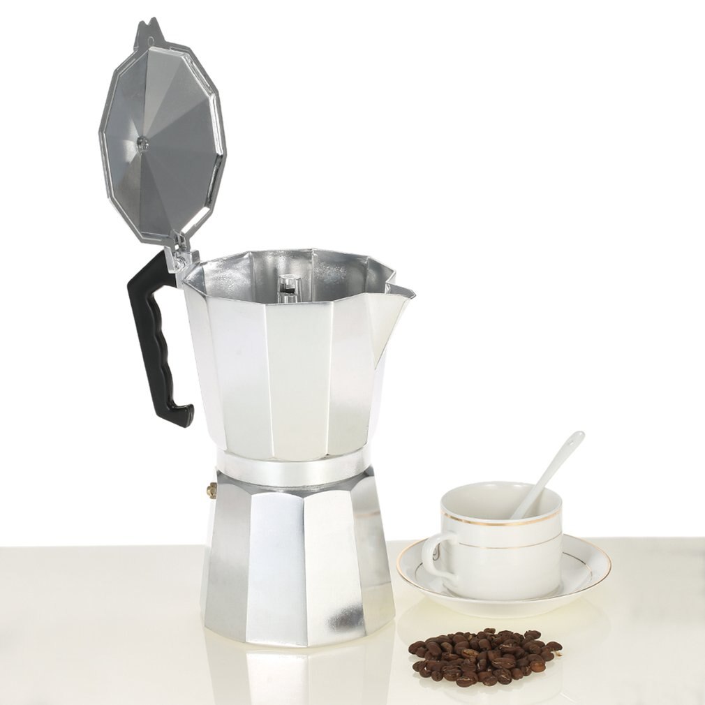 50ml 1 taza de café olla 50Ml 1Cup café Espresso cafetera estufa Moka olla eléctrica de estufa