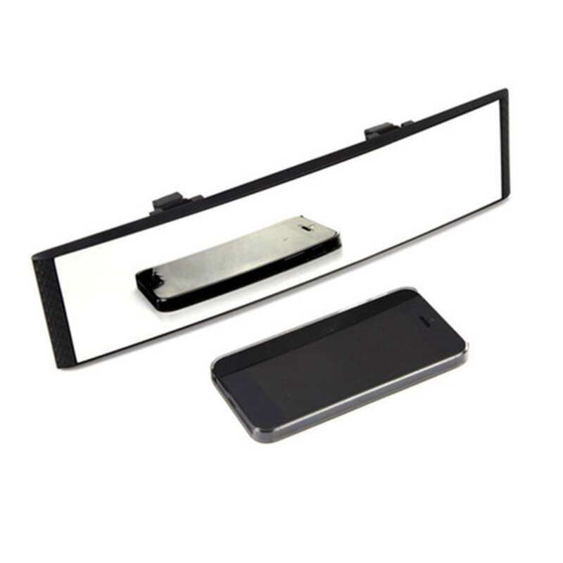 Car Universal Curve Convex Rearview Mirror Wide Angle Clear Surface Rear View Mirror Interior Clip On Mirror for Cars Trucks