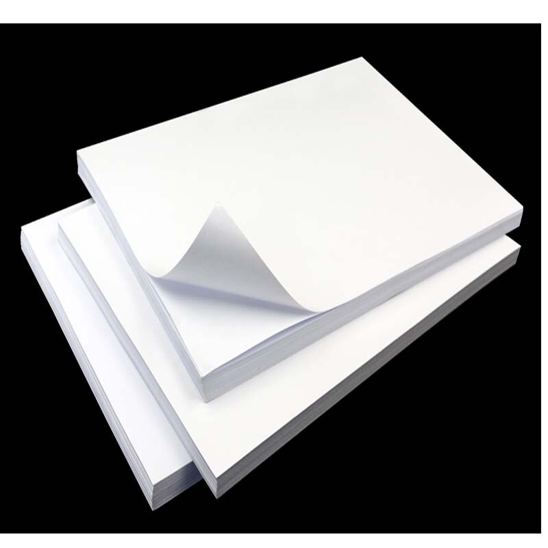 A4 50 ark  a6 100 ark 135g 150g højglans selvklæbende inkjet-udskrivning med bagklæbemærkat fotopapir