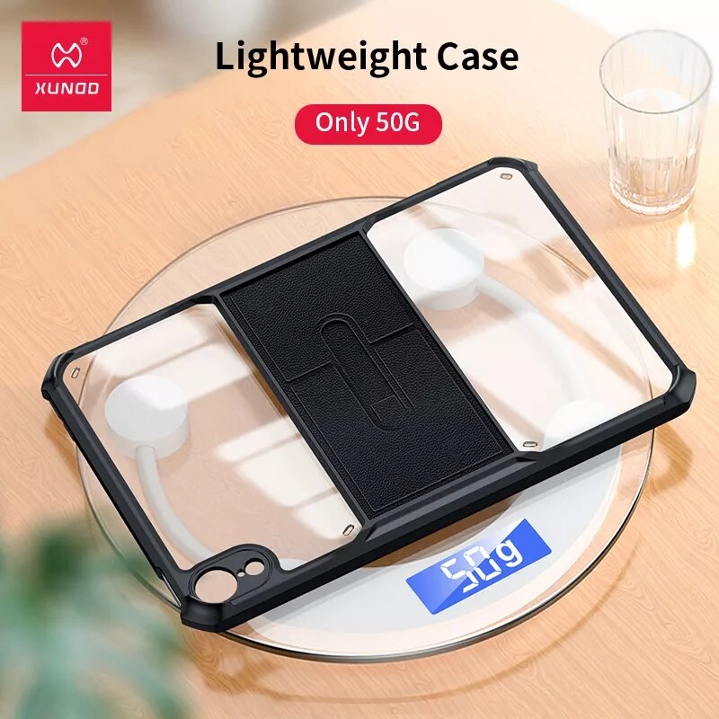 Xundd Case For iPad Mini 5 Case Holder Handheld Transparent Shockproof Bumper Cover For iPad Mini 6 Mini 4 Funda Coque 보호 쉘