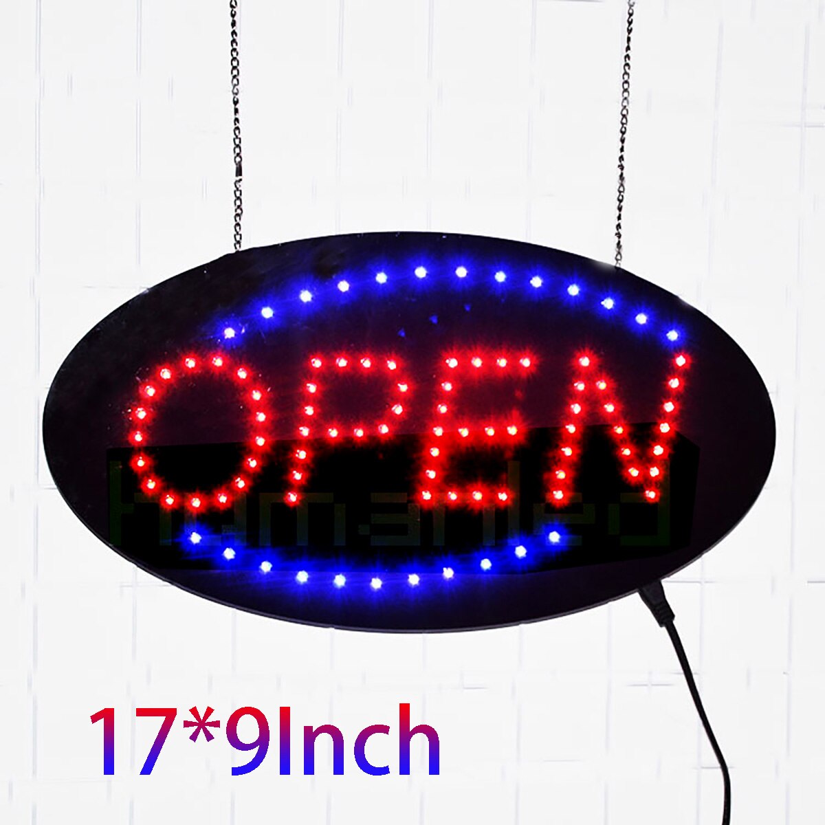 Cartel abierto de tienda LED, barra de tienda de negocios, letreros de neón, tablero de publicidad brillante, cartelera de tienda de movimiento animado, pantalla de ventana