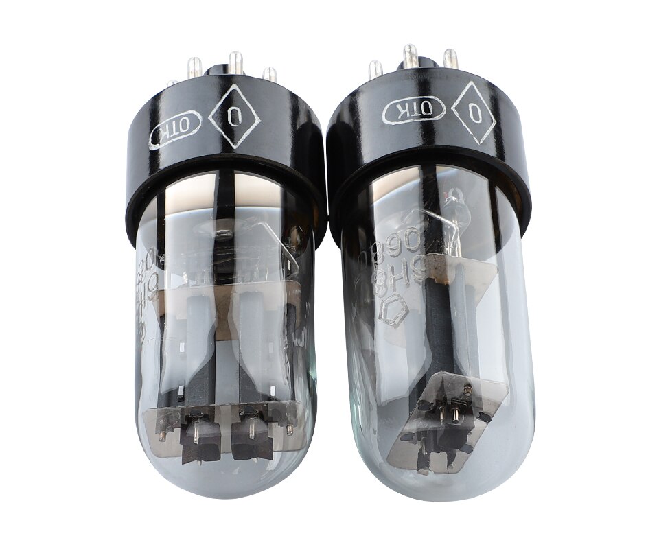 Amplificador de tubo de electrones 6H8C, reemplazo de válvula de vacío 6N8P/5692/6SN7/ECC33/CV181, refuerzo de sonido de graves para amplificador de 2 piezas