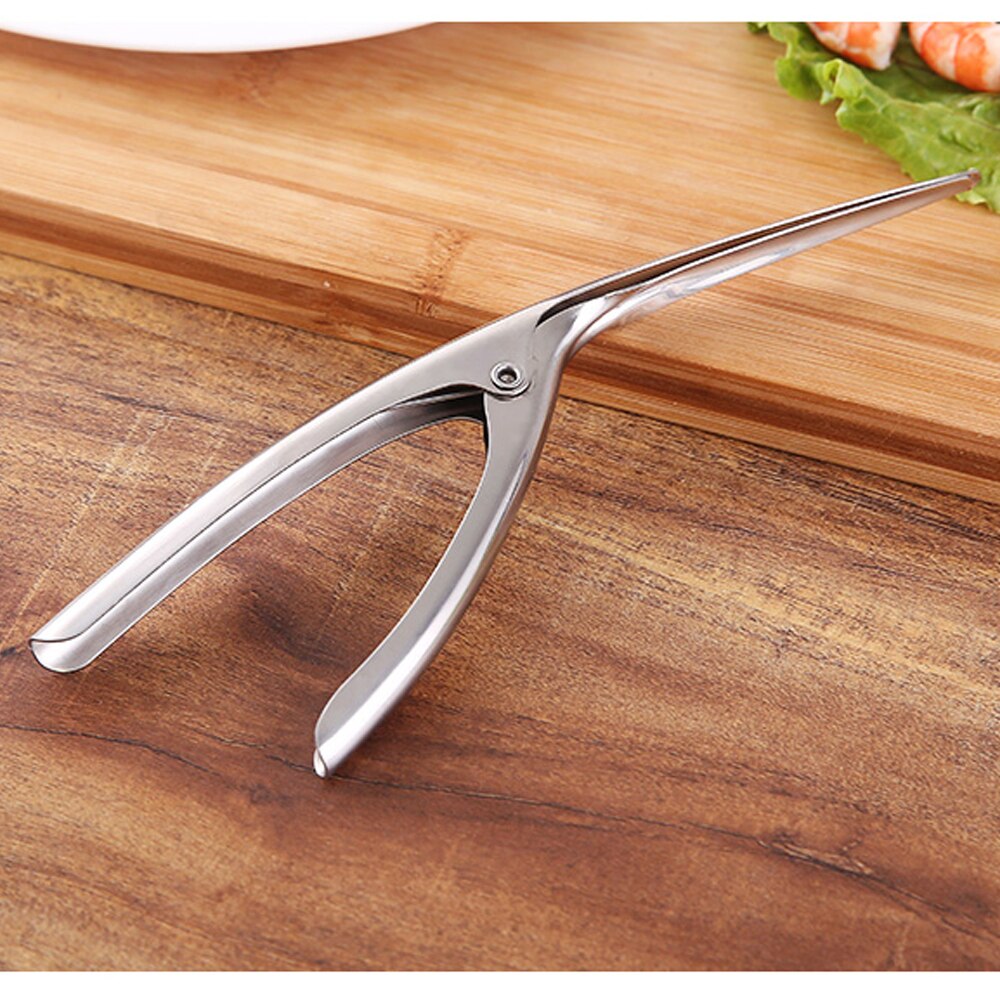 Shrimp peeler Stainless Steel Seafood Peeler Prawn Shrimp Fishing Knife Lobster Shell Remover Peel Device Kitchen Gadgets: Default Title