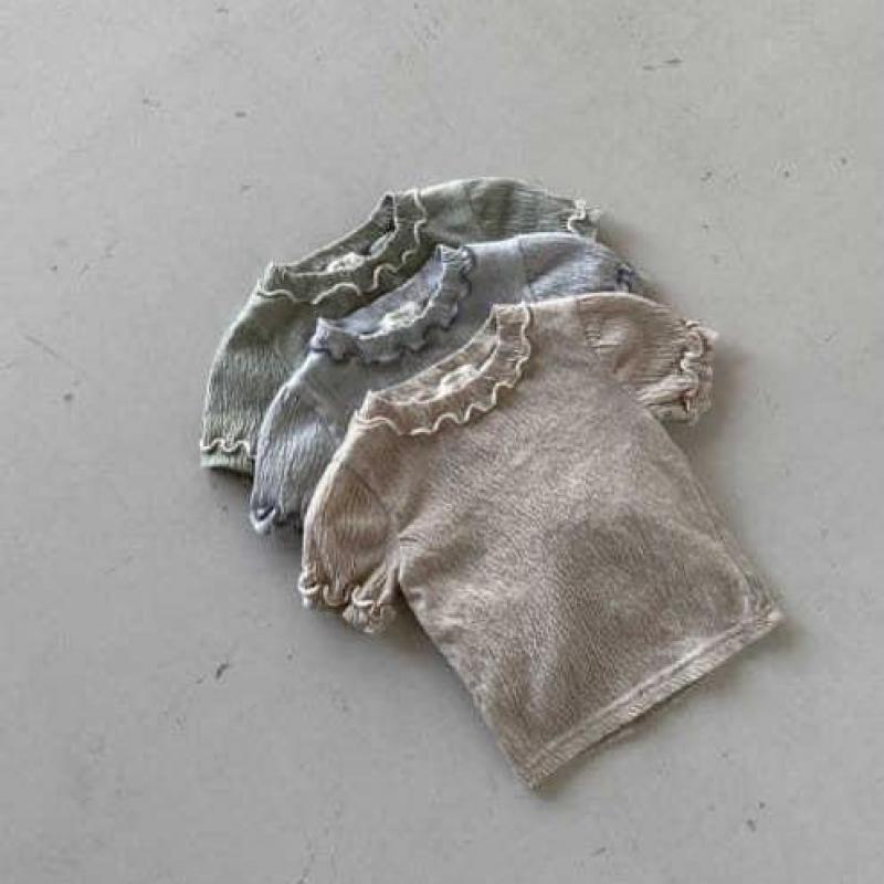 2022 sommer Neue Baby Mädchen Kurzarm T Hemd Prinzessin Rüschen Spitzen Baumwolle Kleinkind Mädchen T Hemden freundlicher T Kleinkind Baby Kleidung