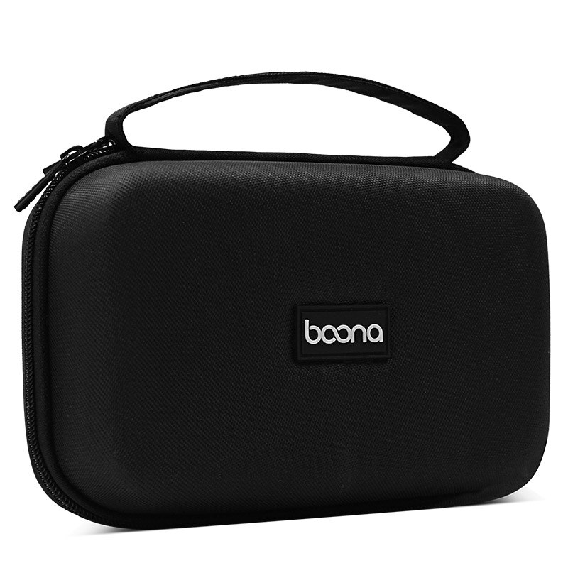 Boona EVA Hard Laptop Accessories Power Supply Case Electronic Gadgets Bag for Apple Travel Bag iPhone Accessories,: F016-Black
