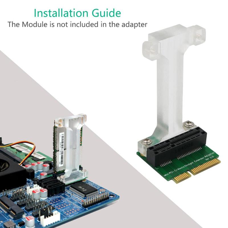 Mini PCI-E to Mini PCI Express Connector Adapter mSATA to SSD mSATA Riser Card for 3G 4G WWAN LTE GPS Module mSATA Card