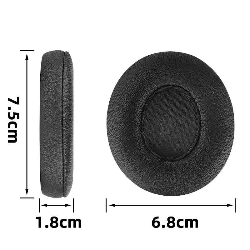 Kutou Vervangende Oorkussentjes Kussen Voor Beats Solo3 Solo2 Koptelefoon Oorkussens Dekking Solo 3 2 Foam Pad Oorkappen Reparatie Onderdelen