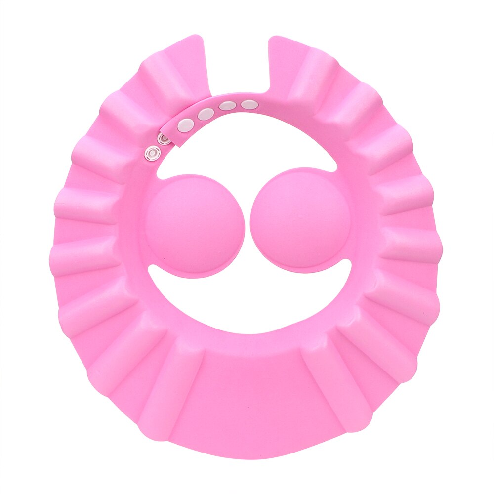 HOOMIN baño lavar el pelo gorra con protección para las orejas niños Cap champú gorros de ducha bebé ducha sombrero protector seguro suave sombrero ajustable