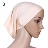 Pañuelo islámico musulmán para la cabeza para mujer, cubierta de algodón, Hijab, 943W,: Beige