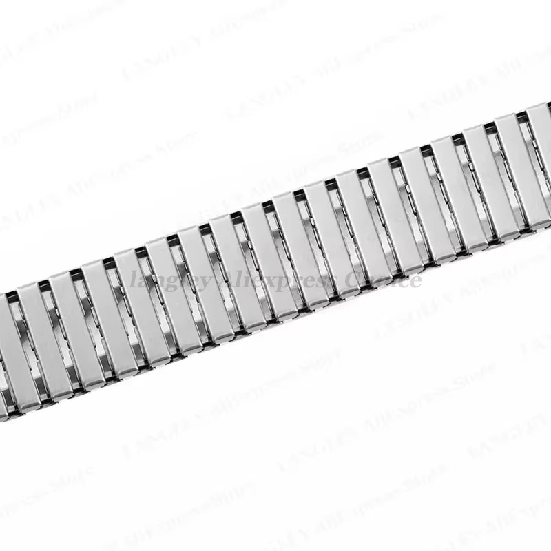 Metall elastisches Uhrenarmband für Swatch Uhr 17 mm 20 mm strecken-Erweiterung Edelstahlarmband Herren Damen Armbandzubehör