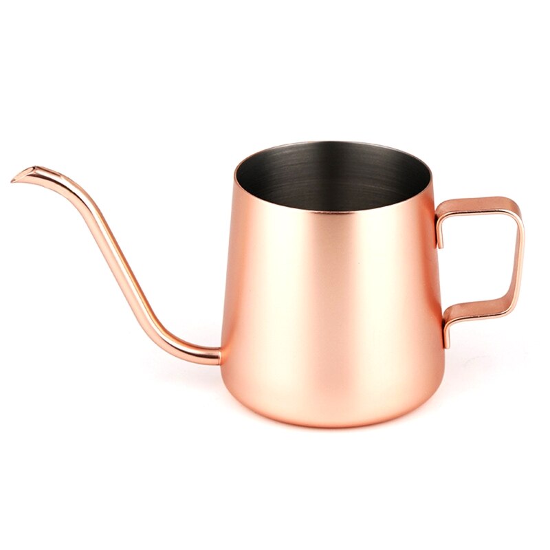 Handstansgryta kaffekannor droppar svanhalspip lång munkaffekanna tekanna 634e