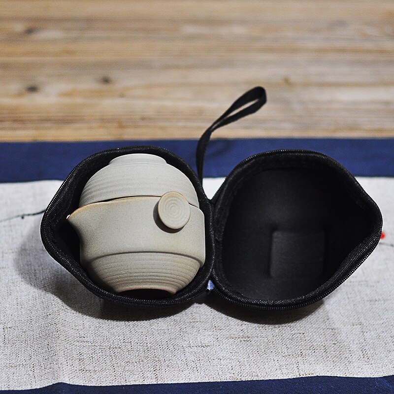 Mcj travel tea set gaiwan tea set porslin kung fu tea set tepott och kopp set keramiskt te set: B