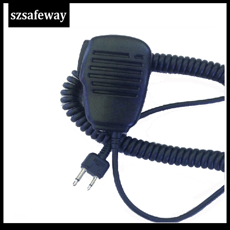PPT Speaker Mic Para ICOM Rádio Em dois Sentidos IC-V80 IC-V85 IC-F3 F4 IC-F10 IC-F20 IC-V82 IC-W32A