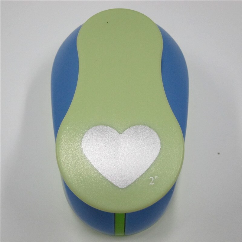 2'' ABS + Metal Big Heart Paper Punch Craft Hole Punch Tool Kids DIY Scrapbook Card Thin Paper Cutter