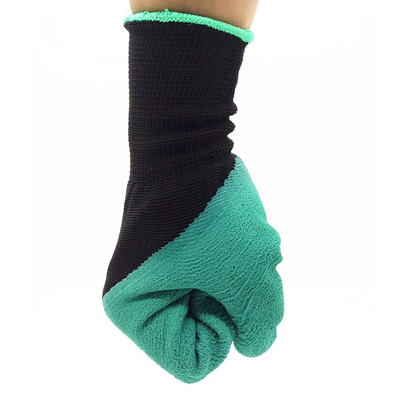 Houkiper 1 Garten Handschuh ABS Kunststoff Garten Gummi Handschuhe Mit Krallen Sind Schnell Und Einfach Zu Graben Und Anlage Können verwendet werden Für Pflanzen