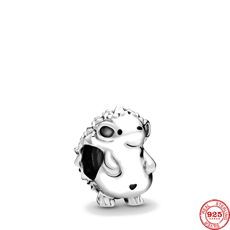 Originele Zilveren Kleur Animal Hedgehog Bead Charm Fit Europese Charms Armband Bangles Diy Sieraden P047