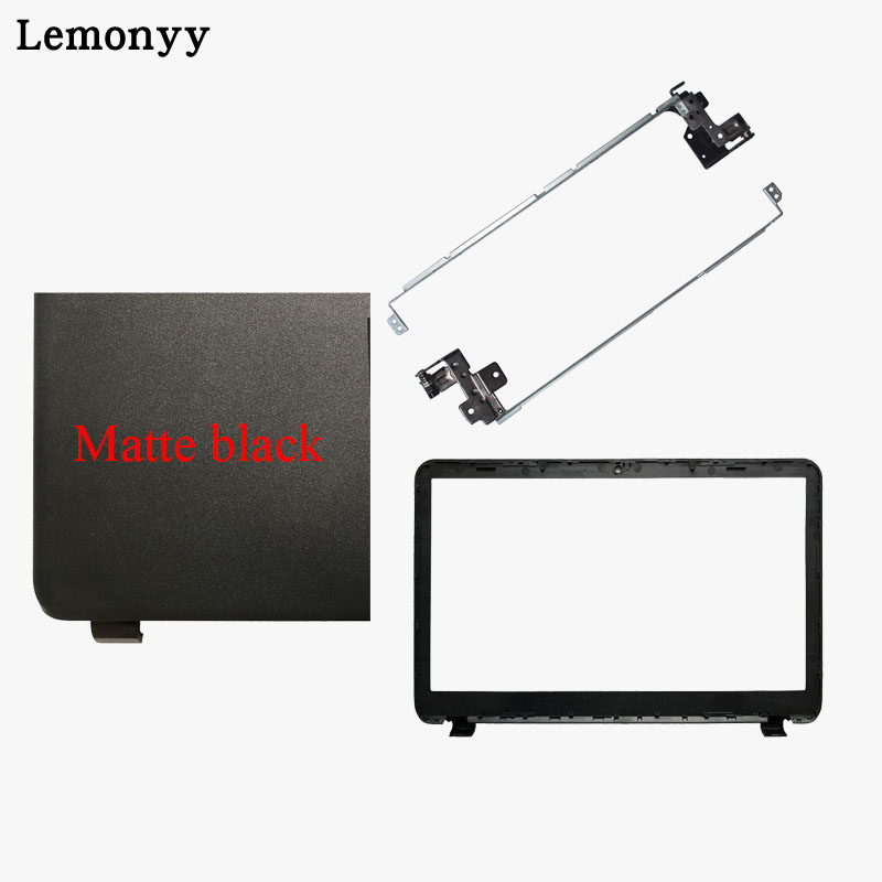 Laptop Top LCD Zurück Abdeckung/LCD Vordere Lünette/Scharniere für HP 15-G207NL 15-g209nl 15-g210nl 15-g070nr 15-G501NR: Matte B and Hinges