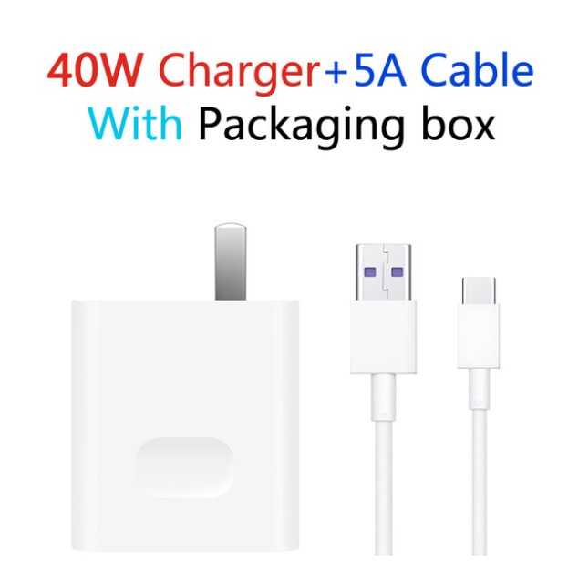 Huawei carregador sem fio cp61 huawei 10 w, carregador sem fio e original, certificado para mate 30 pro, iphone 11 pro max: Charger Kit 40W Max