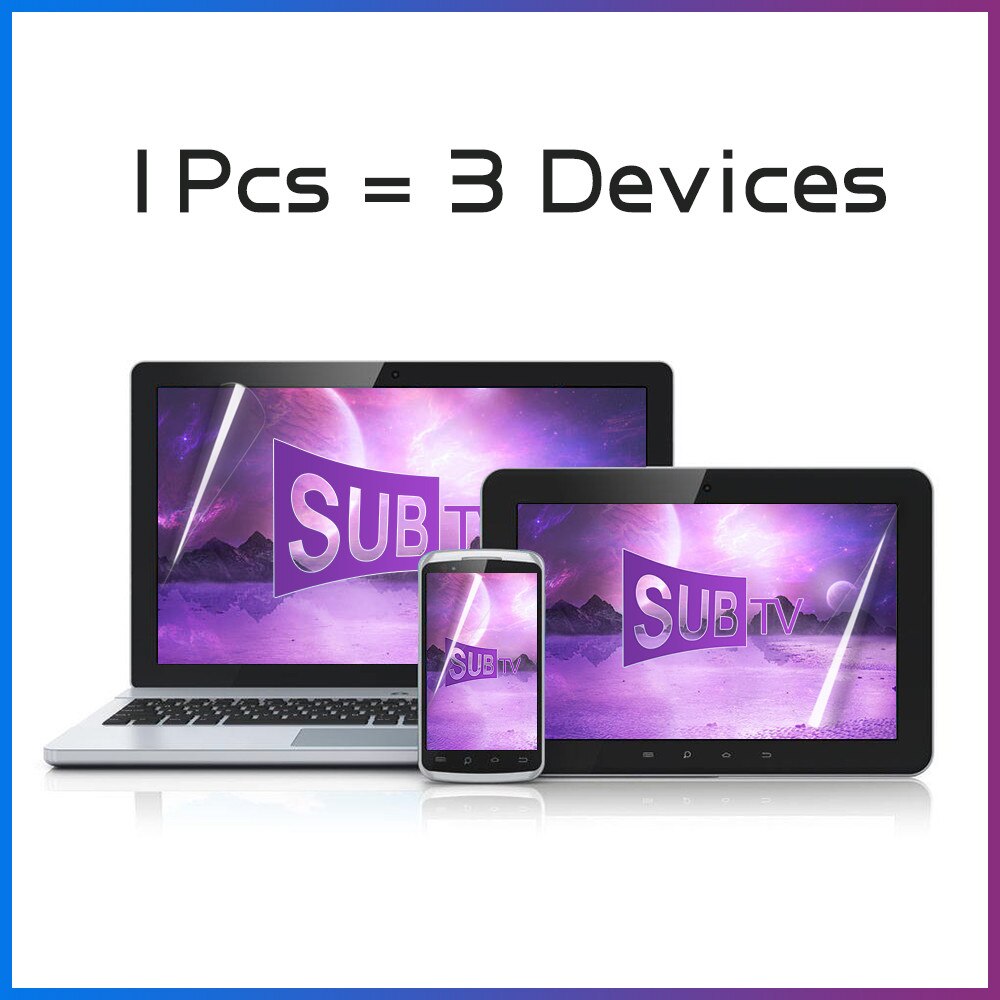 Buy 1 for 3 screen protectors SUBTV
