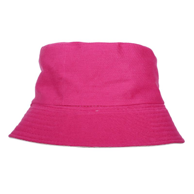 Hotadults bomuld spand hat sommer fiskeri boonie strand festival sun cap strand hat  cy1: Rose