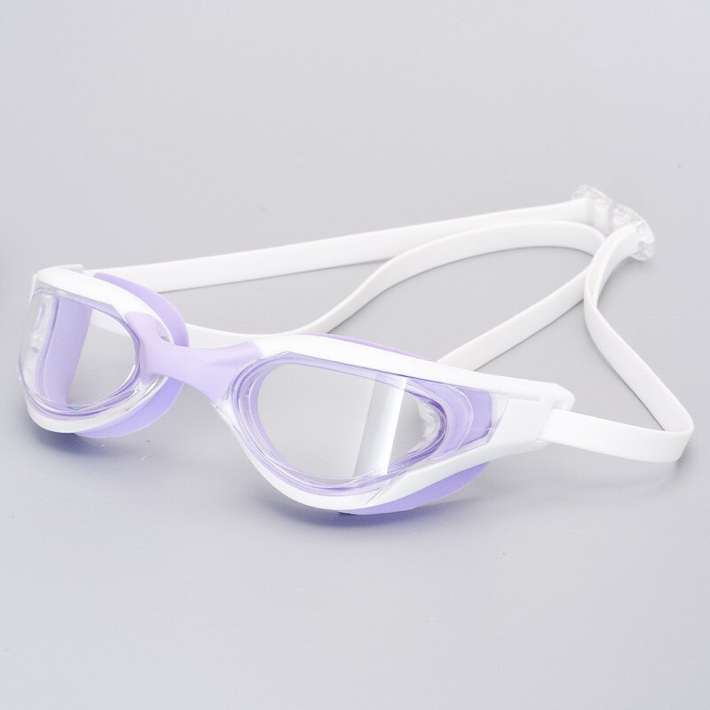 Swim Goggles with Case and Replacement Nose Bridge Anti-Fog UV Water Glasses Silicon Swimming Glasses for Men Women