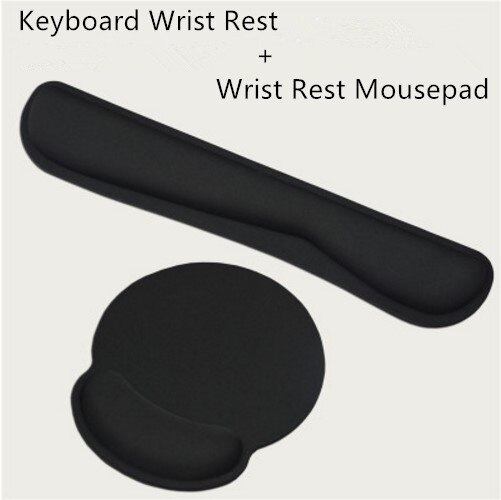 Mechanical keyboard wrist support hand pad Wrist Rest mousepad foam memory cotton: Red