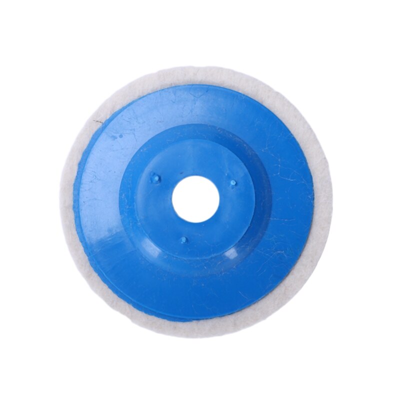 3pcs 100mm 4inch Wool Buffing Grinding Wheel Felt Polishing Discs Pads Set Blue