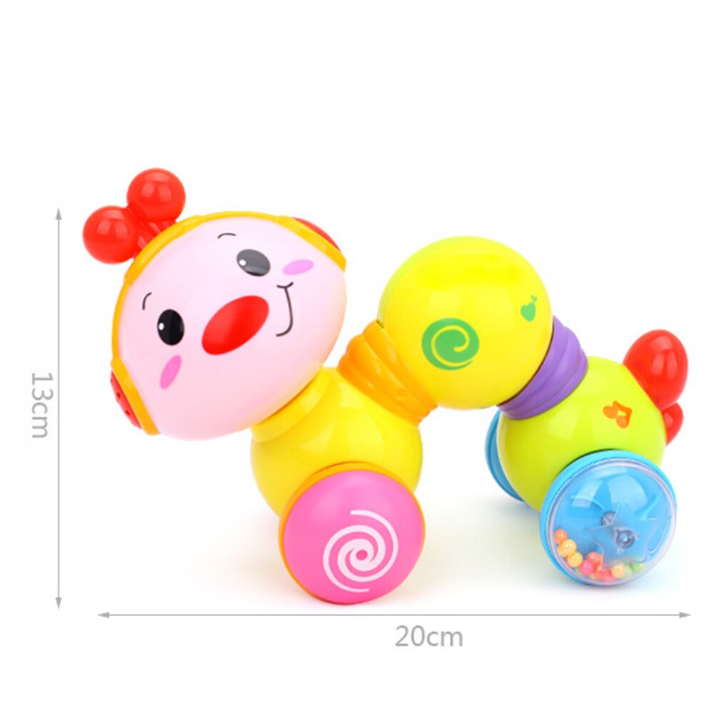 Musical Toys for Baby 13-24 months Early Learning Educational Baby Toys Press Crawl Inchworm Music worm press Children toys