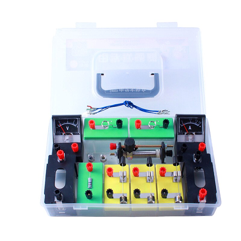 Physical Electrical Test Equipment set Laboratory Box Physical Laboratory Equipment Classroom Supplies: A