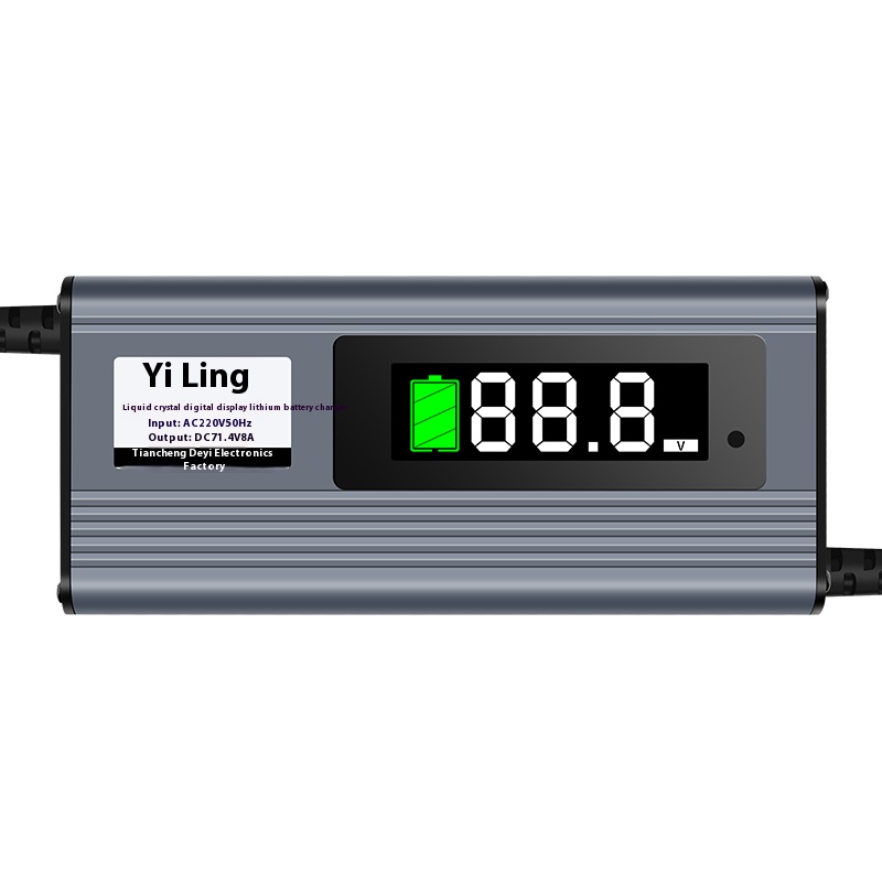 54.6v 8a litiumjon 20s litiumjonbatteri elbilladdare aluminiumskal 48v 60v 10a 8a 71.4 snabbladdning 3 tre fyra hjul