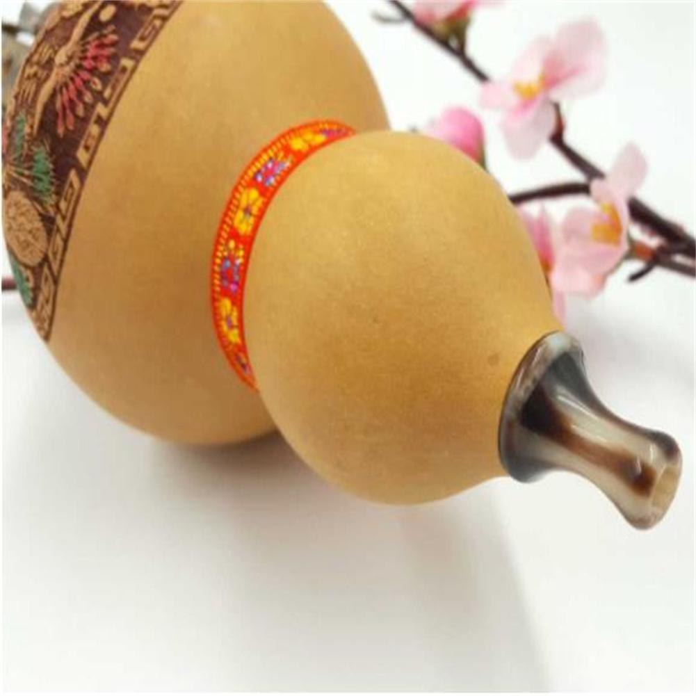 Chinese Handmade Hulusi Bamboo Gourd Cucurbit Flute Ethnic Musical Instrument For Beginner Music Lovers With Packing Box