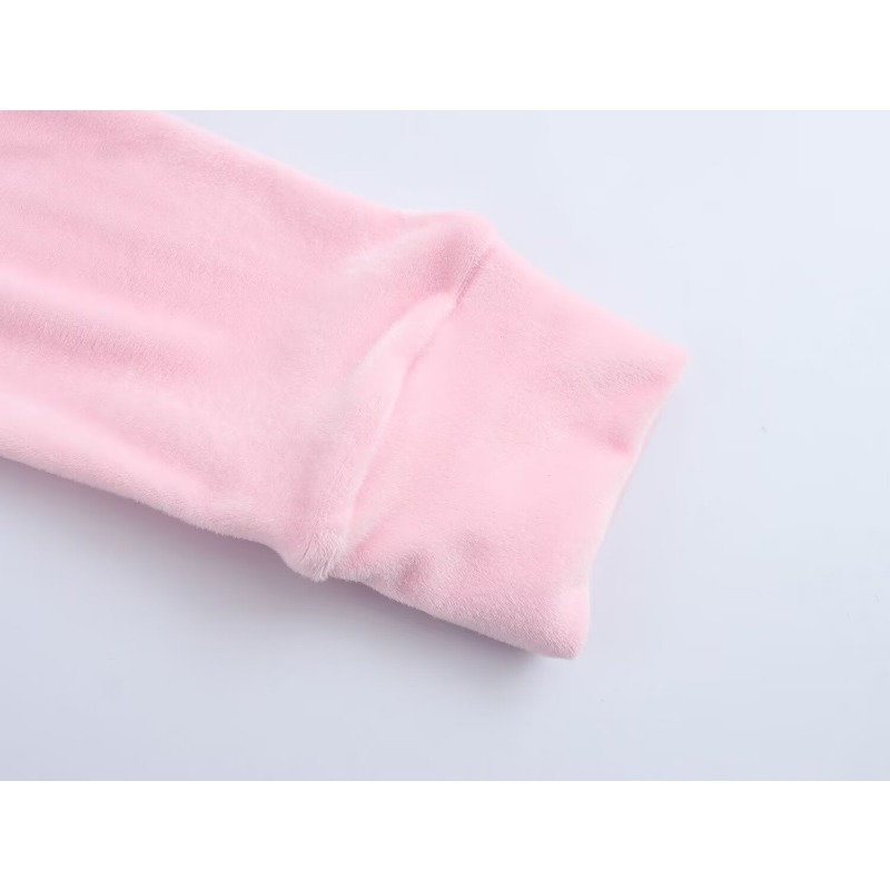Trafzr pink sæt dame todelt afslappet sød vintage langærmet hættetrøje sæt efterår dame sæt  y2k outfit sæt