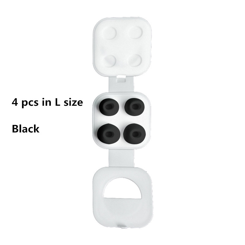 For apple airpods pro 2 originale silikon ørepropper erstatning ørepropper tupper for airpods pro tupper øretelefon ørepropper tilbehør: Mørk grå
