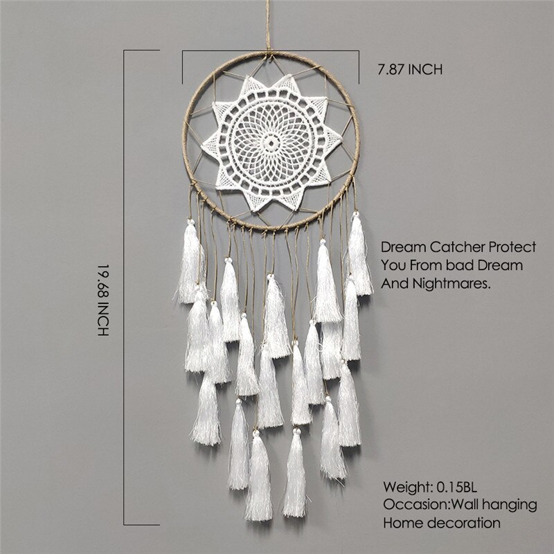 nordisch Quaste Traum Fänger Zimmer Dekoration Schlafzimmer Dekor Windspiele Bauernhaus Rosa Zauberstab Kunst Hängen