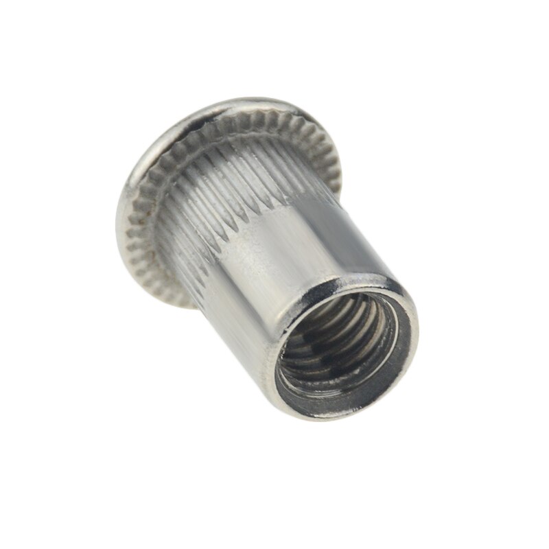 50pcs 20pcs 10pcs M3 M4 M5 M6 M8 M10 Aluminum Alloy Rivnut Flat Head Threaded Rivet Insert Nutsert Cap Rivet Nut