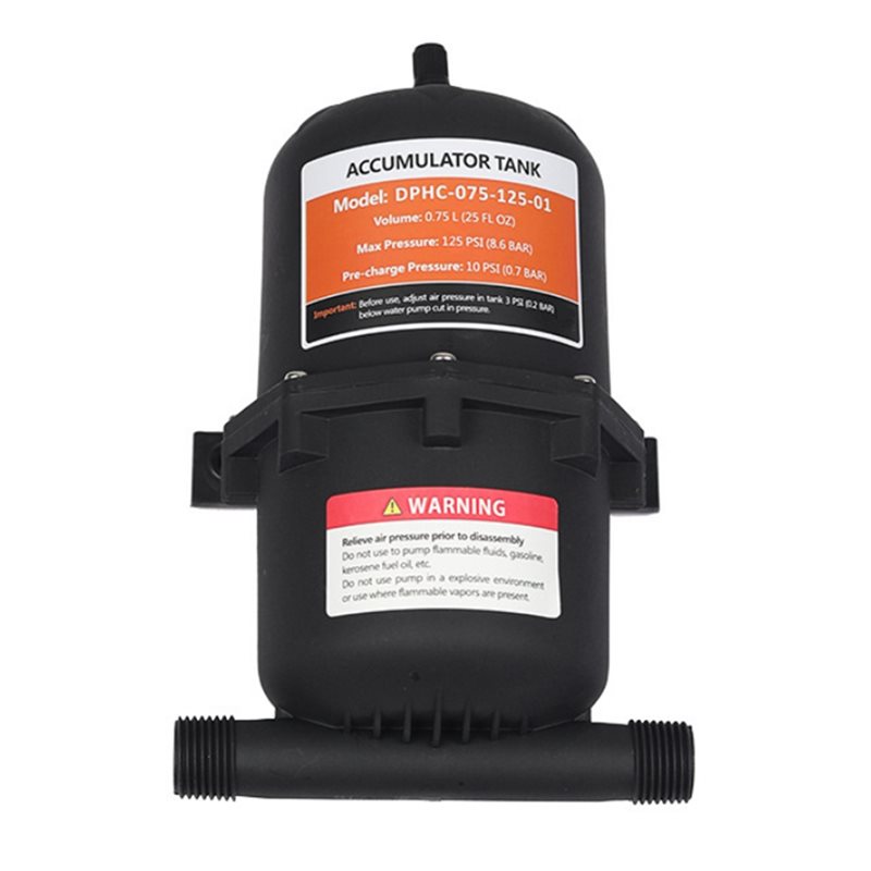 0.75L Micro Diaphragm Pressure Tank for RV & Yacht - Constant Pressure Water Pump Accumulator