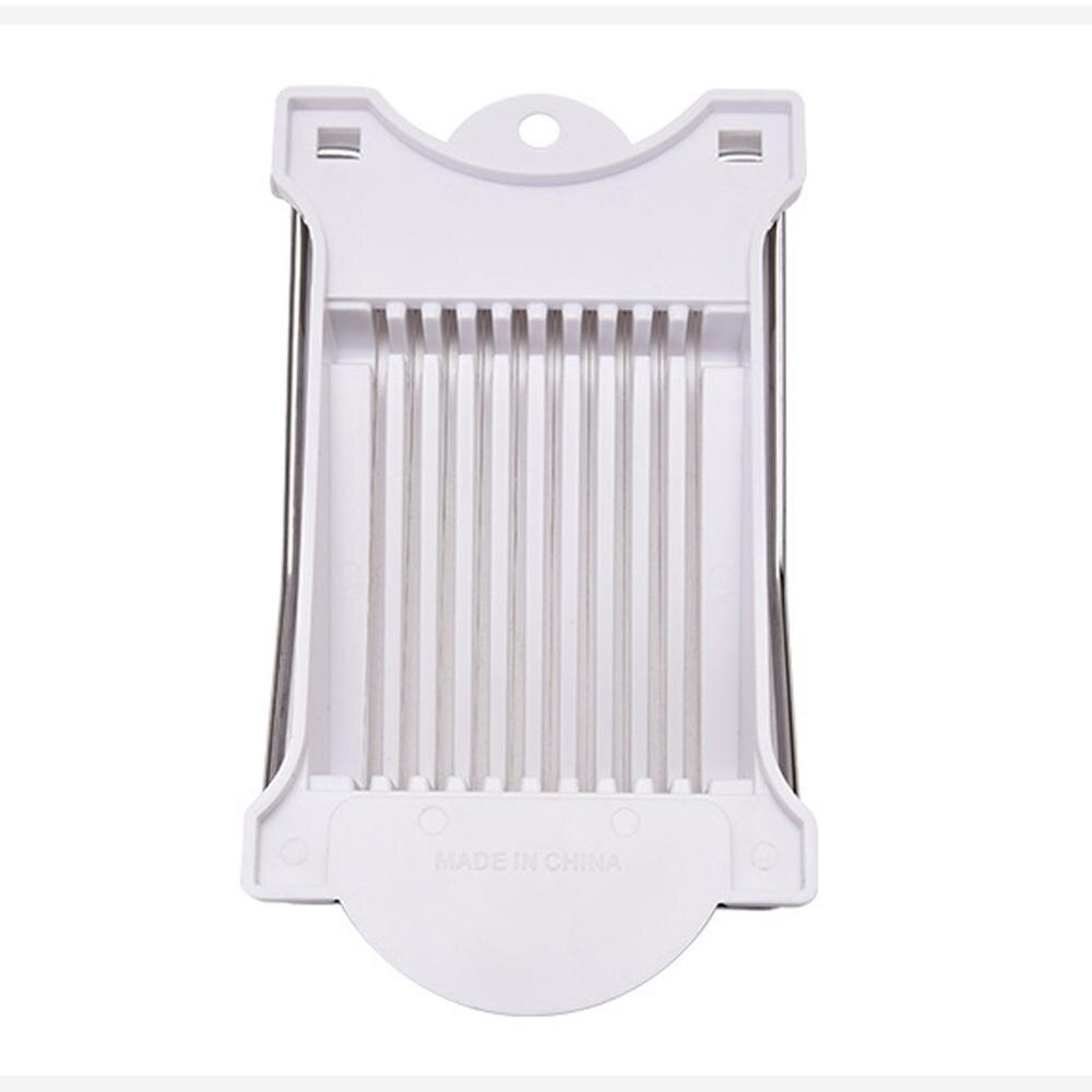 Kitchen Tools Manual Slicers Luncheon Meat Ham And Fruit Slice Evenly Dividing Tool Gadget Manual Vegetable Cutter Slicer: White