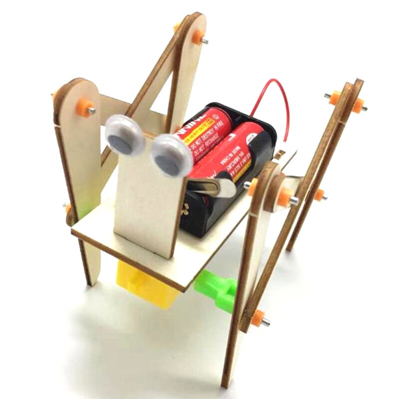 Robot rampant électronique pour enfants, jouet éducatif, modèle assemblé, expérience scientifique, bricolage, 1 pièce