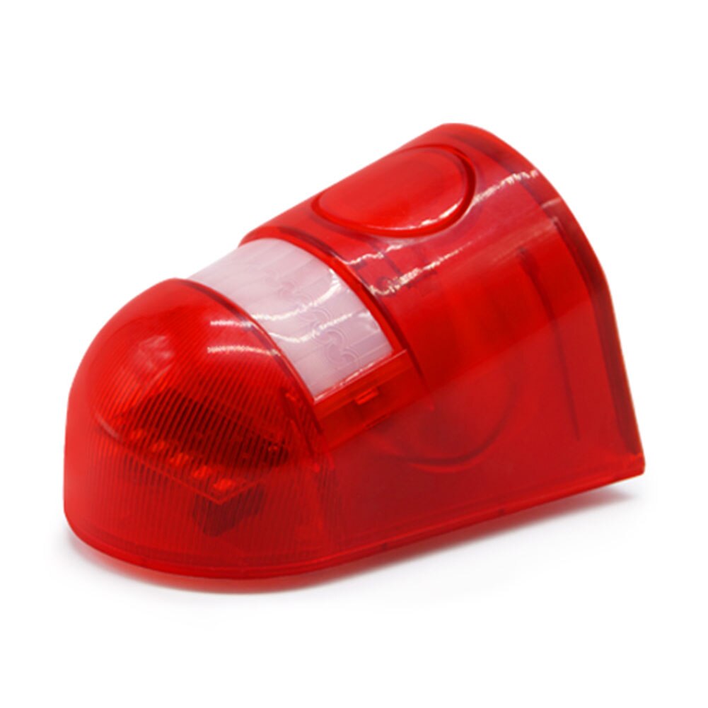 110dB Garden Sound Alarm Waterproof LED With Motion Sensor Solar Light Home Outdoor PIR Rechargeable Flashing Built In Battery