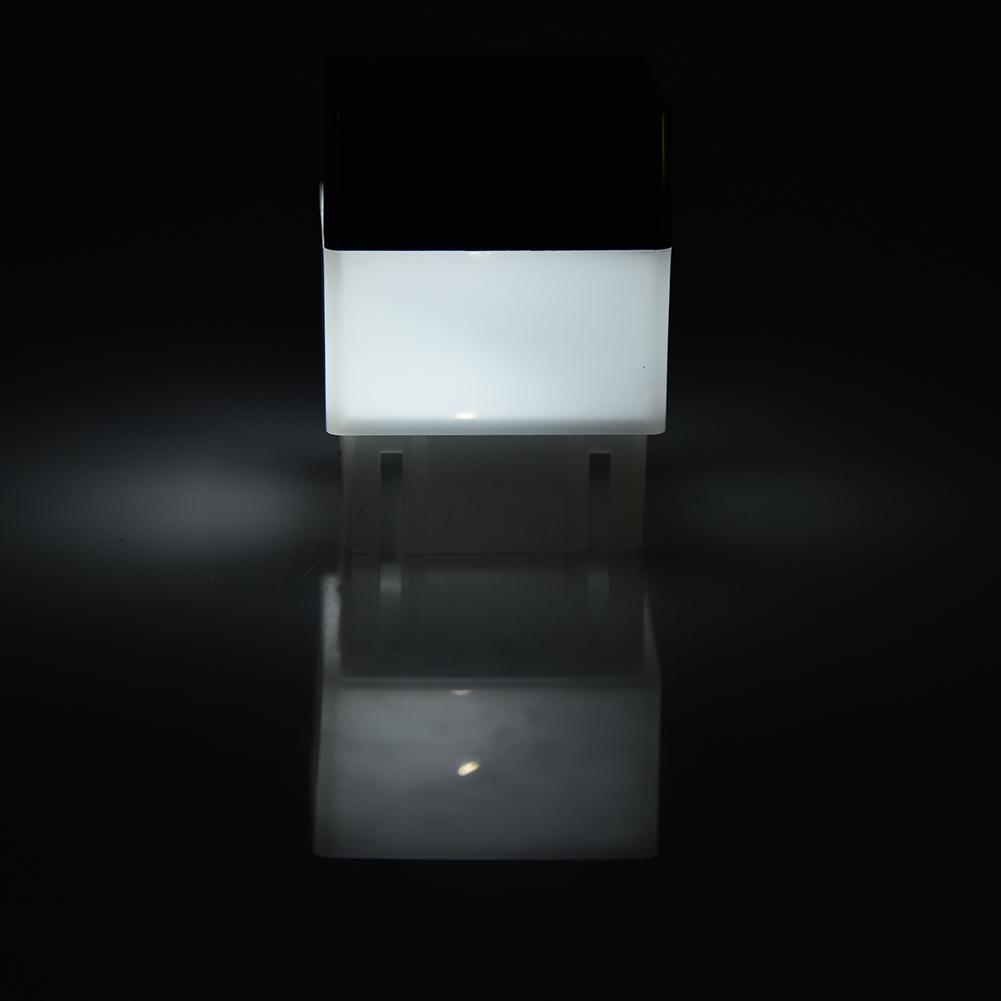 Lámpara Solar LED para porche, sendero, calle, valla, jardín, escaleras, césped, pasillo, luz blanca/cálida, 6V, 2W: B