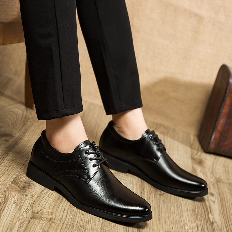 Formal Shoes Men Round Toe Men Dress Shoes Leather Men Oxford Shoes For Men Dress Footwear