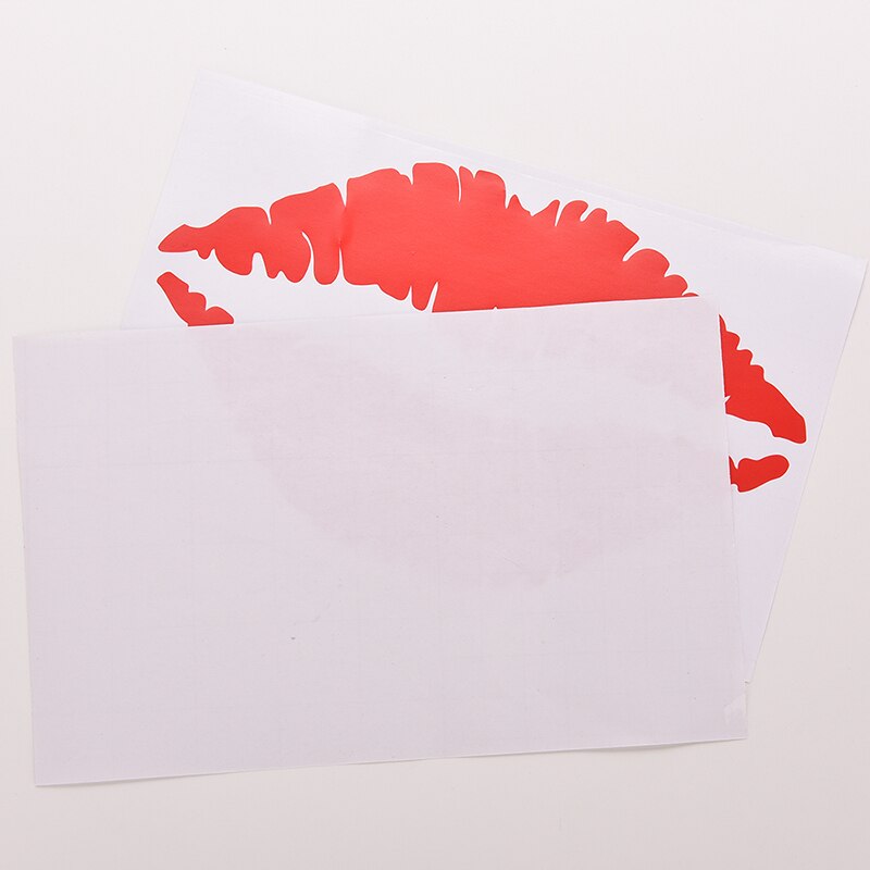 1pc Funny Lip Kiss Print Sticker DIY Decal For Room Decal Sticker Living Room Room Background Wall House Decal
