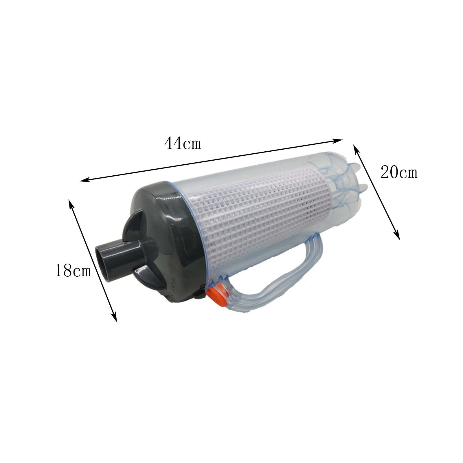 Swimming Pool Cleaner Leaf Catcher Leaf Suction Tank Pool Skimmer Filter Storage Clean Leaves With Filter Basket 24cm Hose