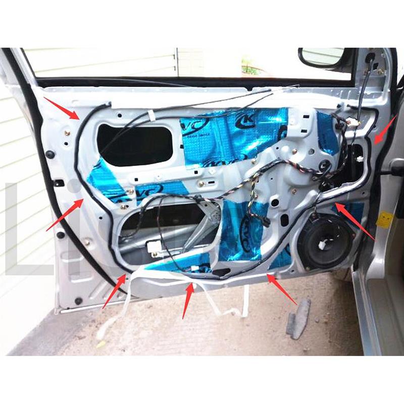 1pcs 4meters Black Butyl Rubber Glue for Car Door Headlight Sealant Retrofit Reseal Hid Headlamps Taillight Shield Glue Tapes