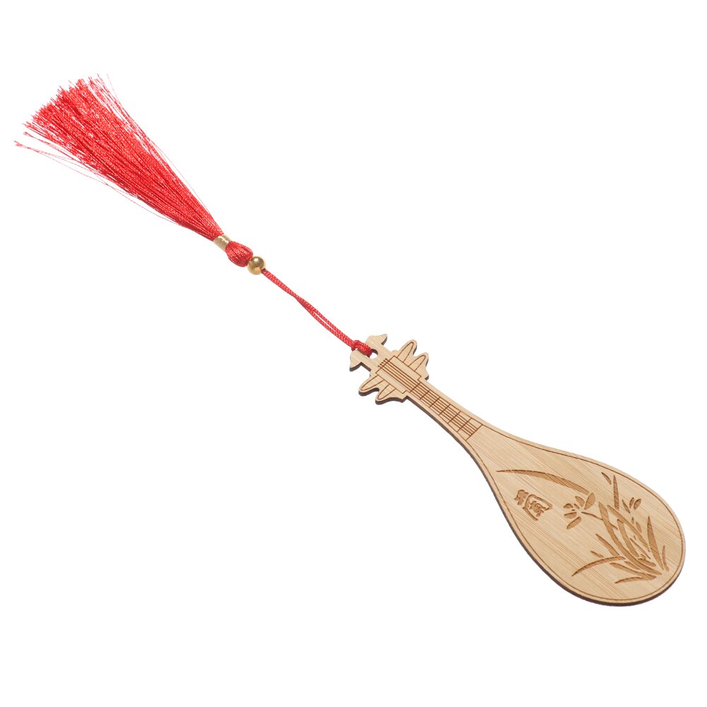 1PC Retro Brass Bookmark Tassel Pendant Butterfly Rose Book Clip Pagination Mark Stationery Student Cartoon Metal Bookmark: B