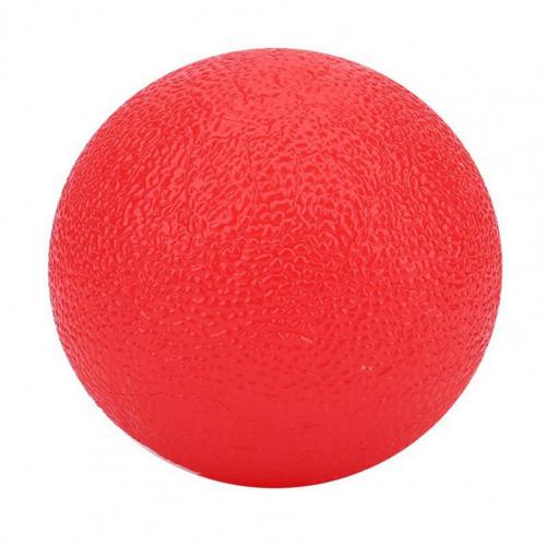 Silicone Ball Portable Lightweight Round Shape Hand Exercise Squeeze Balls for Office Fitness Balls: Red