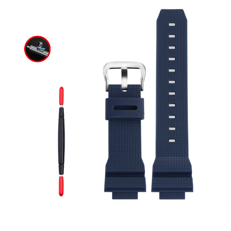pour Casio G-SHOCK Bracelet en Silicone GM2100/5600/6900 GA2100 DW5600 Bracelet de montre étanche en caoutchouc Bracelet de montre hommes 16MM: Black Yellow